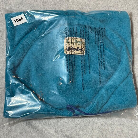 L.L. Bean The Baby Bag Company Teal Blue 15-35lbs Polarplus Bunting Fleece - Picture 7 of 7